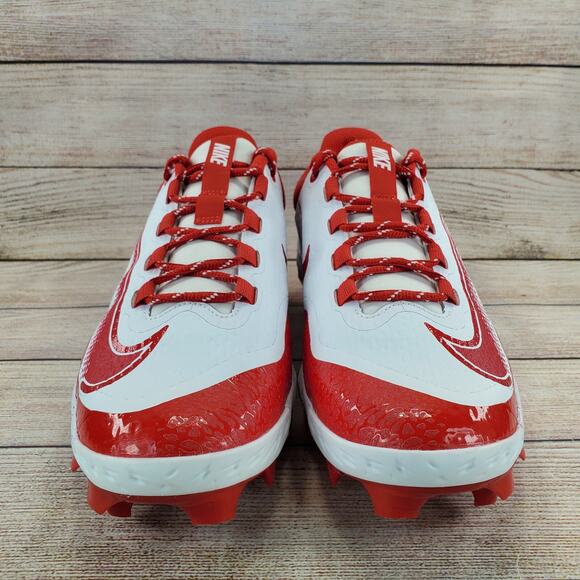 Nike Alpha Huarache Elite 4 Low MCS Molded Baseball Cleats Red Men's Size 10.5 - Picture 2 of 8